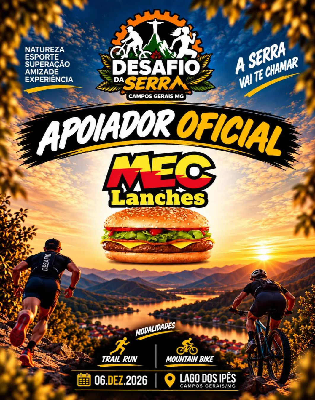 Desafio da Serra Campos Gerais 2026 cartaz oficial