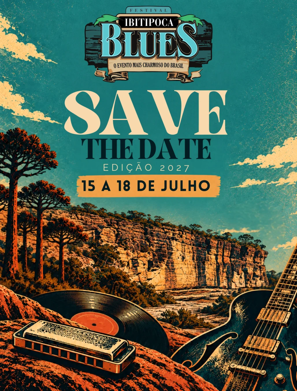 Ibitipoca Blues 2027 cartaz oficial do festival