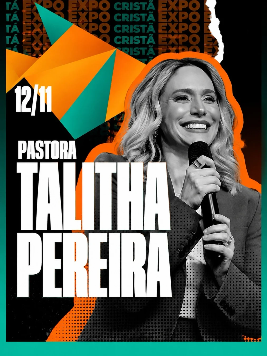 Talitha Pereira Expo Cristã 2026 - Cartaz oficial do evento em São Paulo SP
