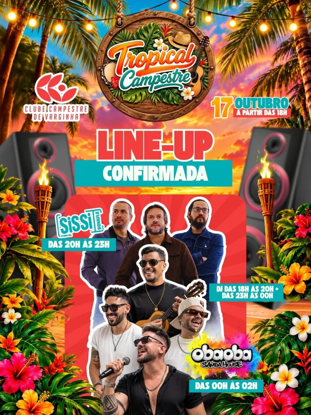 Tropical Campestre Varginha 2026: A vibe contagiante 1 Tropical Campestre Varginha 2026 - Cartaz oficial do evento em Varginha MG